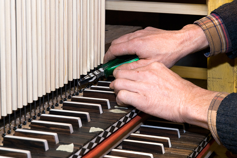 Frédéric Desmottes s’est formé comme facteur d’orgues et harmoniste dans l’atelier du maitre  Pascal Quoirin entre 1980  et 1987
